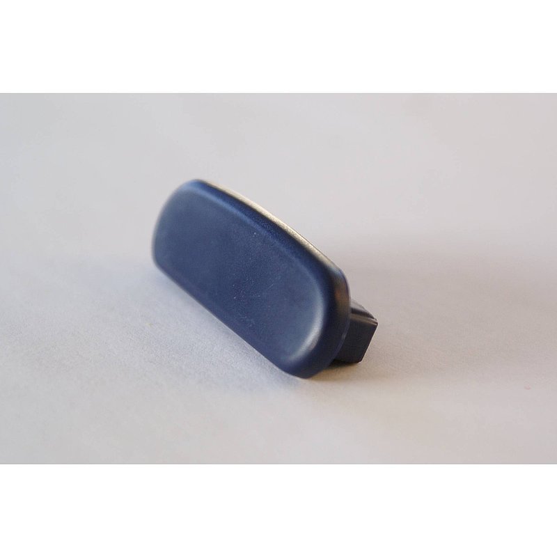 Endkappe für Kunststoffhandlauf für 40x8mm, saphirblau