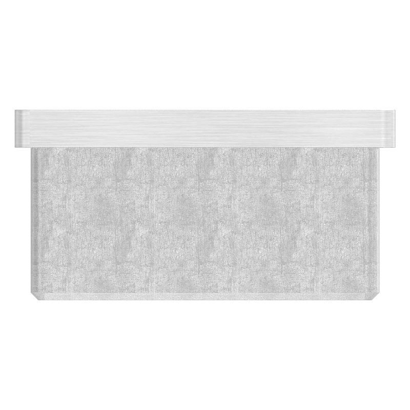 Einsteckkappe, für Rohr 50x50x2,0mm, V2A