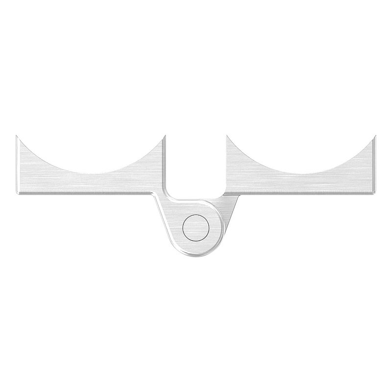 Charnière adaptée aux verrous de porte pour tube Ø 42,4mm, V4A