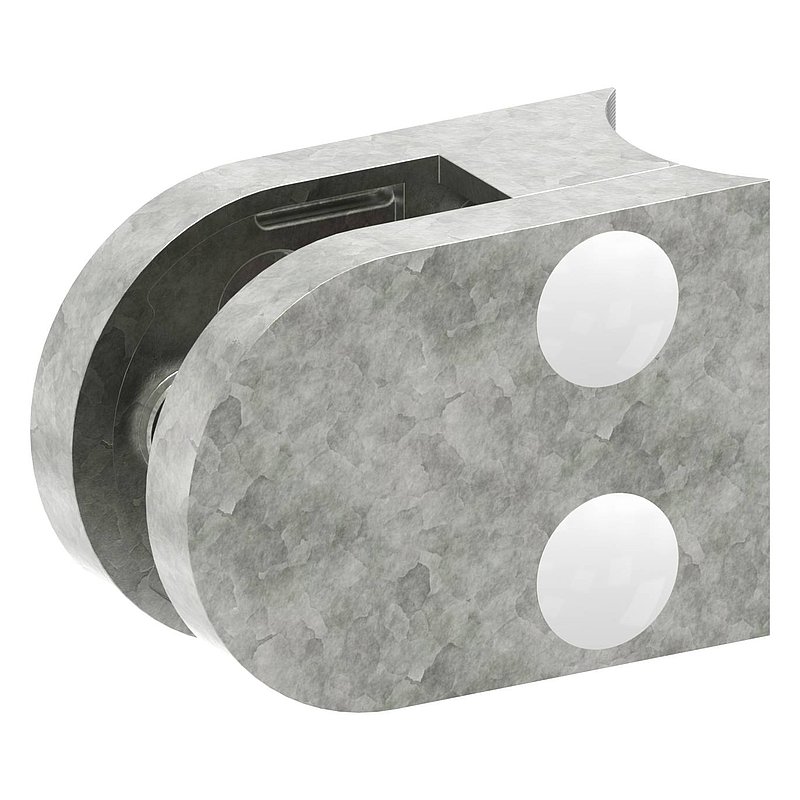 Pince à verre modèle 30, jonction: 33,7mm, zinc brut