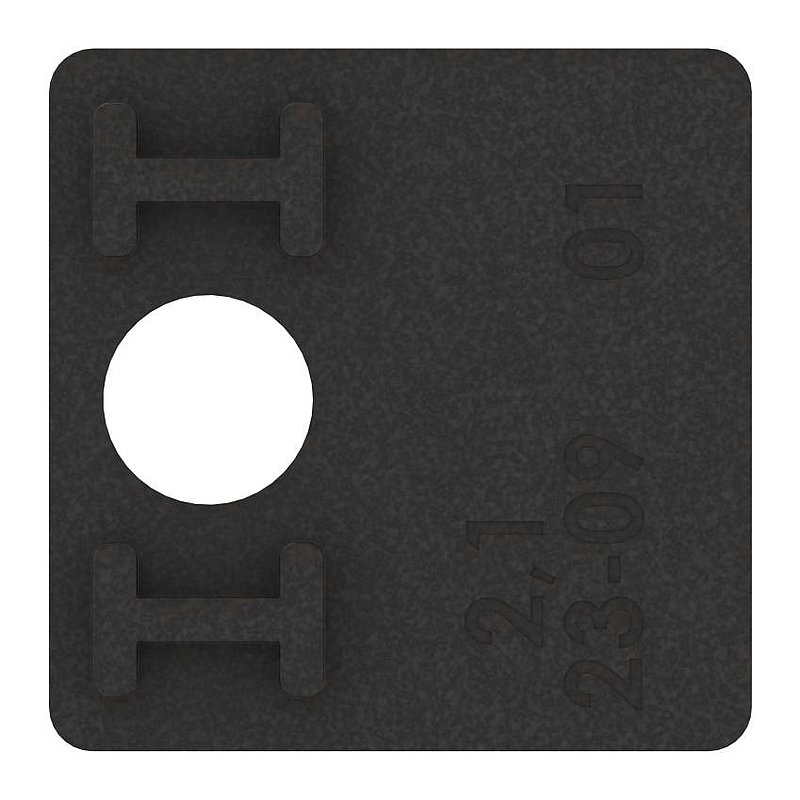 1 Paar Gummi für Mod. 36, für VSG-Glas 13,52mm