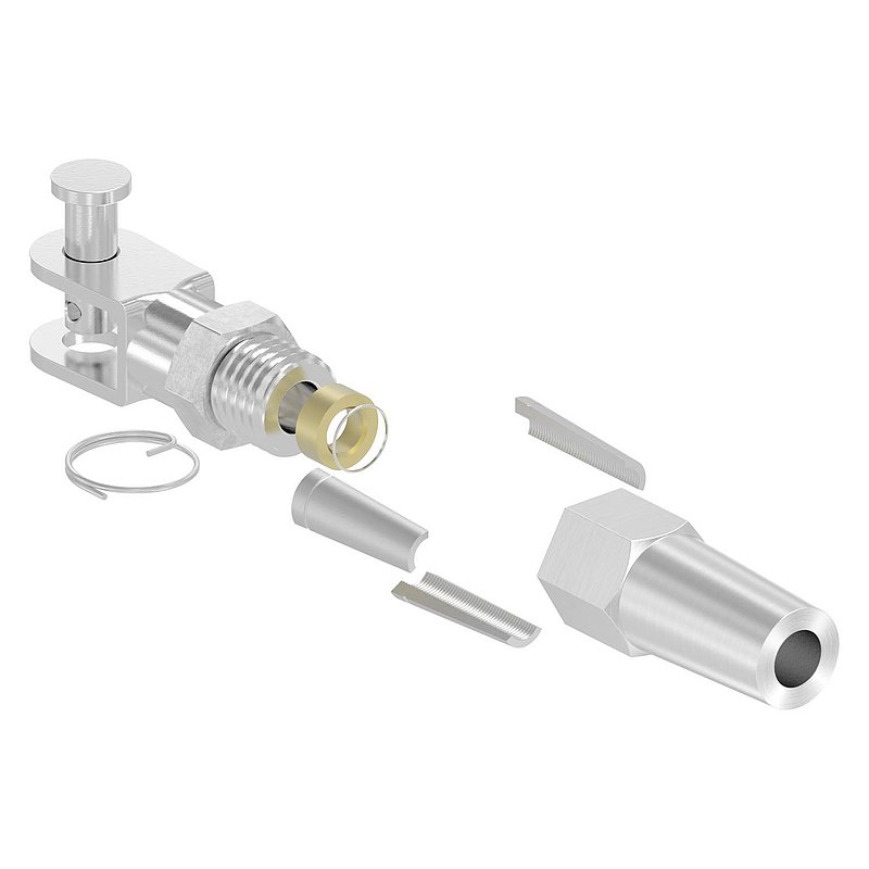 Fork terminal for self-assembly for cable Ø 6mm, AISI316