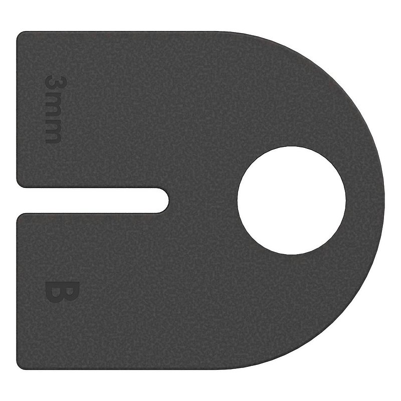 Gummi für Mod. 38, 3mm Blech