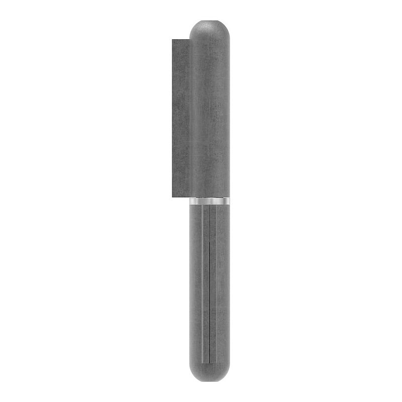 Weld-on hinge 2-piece, fixed spigot