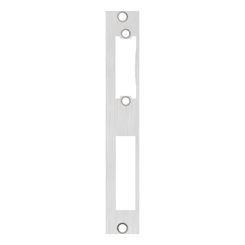 Edelstahlschließblech 172x26x3,0mm, für Abstand 72mm, V2A