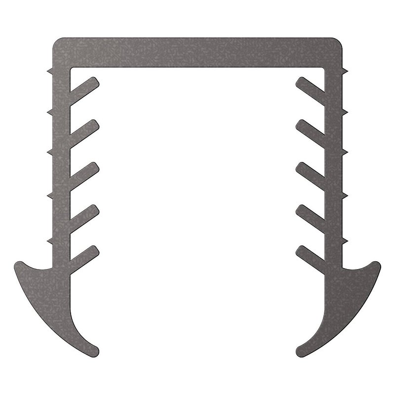 Keildichtung Glas 16,76 – 17,52mm, für Nut 24x24mm, 3m