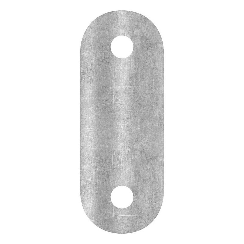 Handlaufanschlussplatte S235JR, Rohranschluss Ø 42,4mm