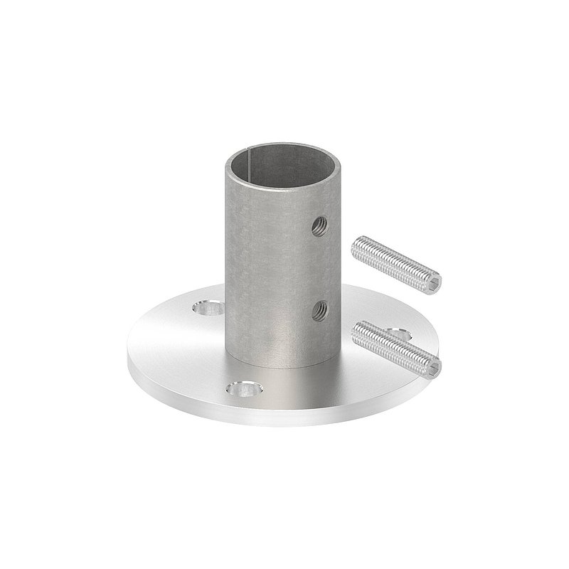Wall and floor anchor, for tube 42.4x2.5mm, AISI304