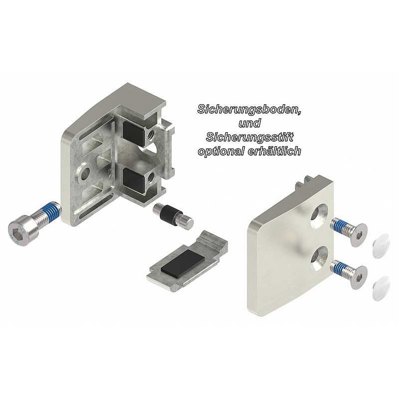 Glasklemme Mod. 14, Anschluss: gerade, VA-Effekt