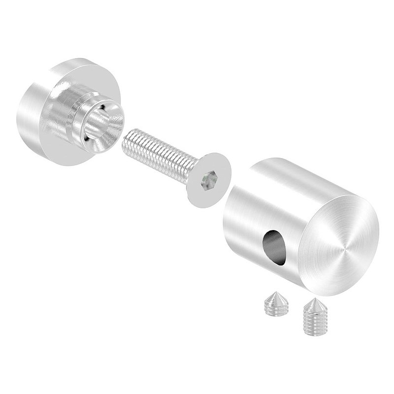 Seilhalter, für 6mm Seil, Anschluss: 42,4mm, V2A