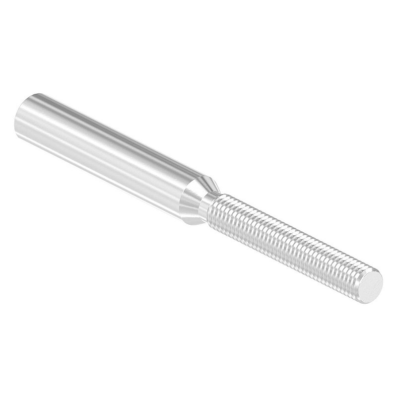 Gewindeterminal für Seil 8mm, V2A