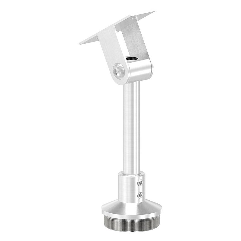 Rohrabschlussstopfen mit Stift für LED Handlauf, V2A