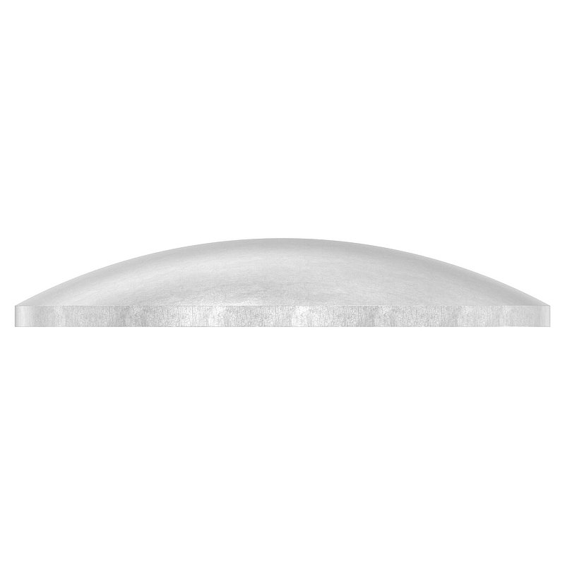 Domed bowl Ø 70x2.5mm, unpolished, AISI304