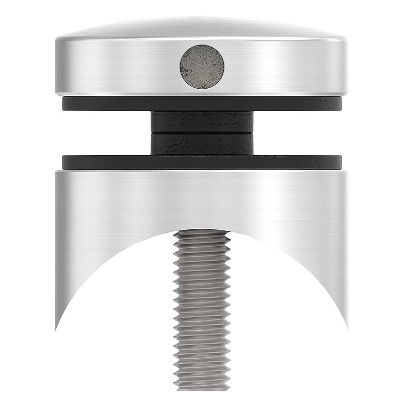 Glaspunkthalter 40mm, Anschluss: 42,4mm, V2A