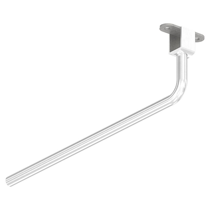 LED connection plate with pin 300mm, AISI304