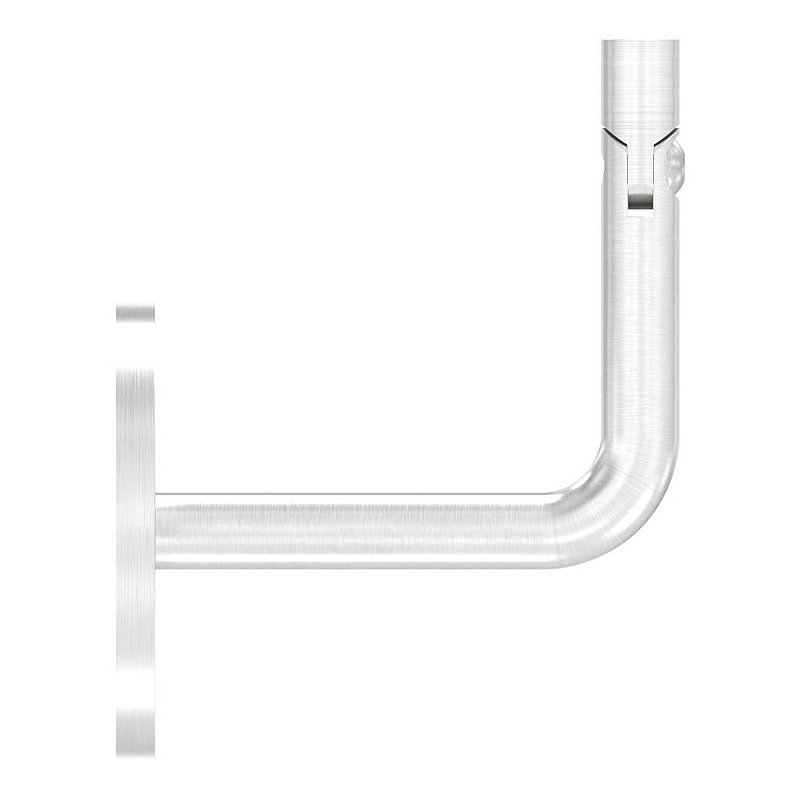 Handlaufhalter mit Gelenk, oben Innengewinde M6 (Ronde und Bügel verschweißt), V2A