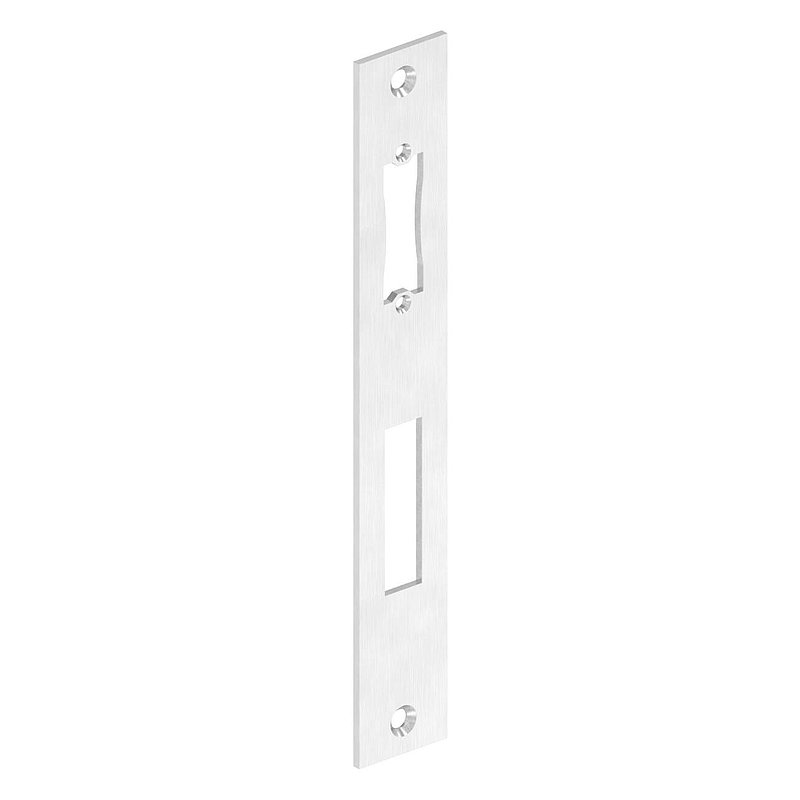 Edelstahlschließblech 242x36x3,0mm, für Abstand 92mm, V2A (1.4301)