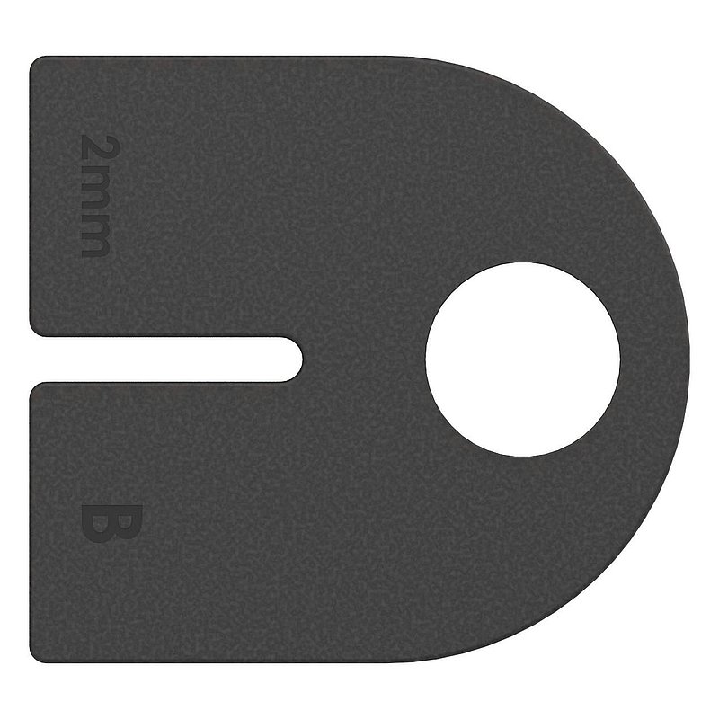 Caoutchouc pour modèle 23, tôle 2,5mm