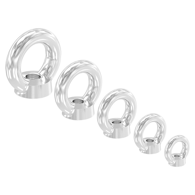 Ring nut with internal thread 10mm, AISI316
