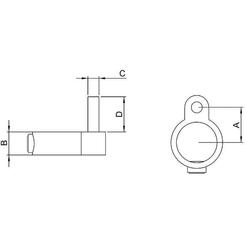 Stellringzapfen, für Rohr Ø 26,9mm
Zapfen 13mm