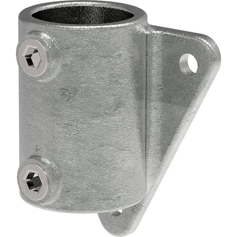 Wandhalter mit 3 Bohrungen, für Rohr Ø 48,3mm
