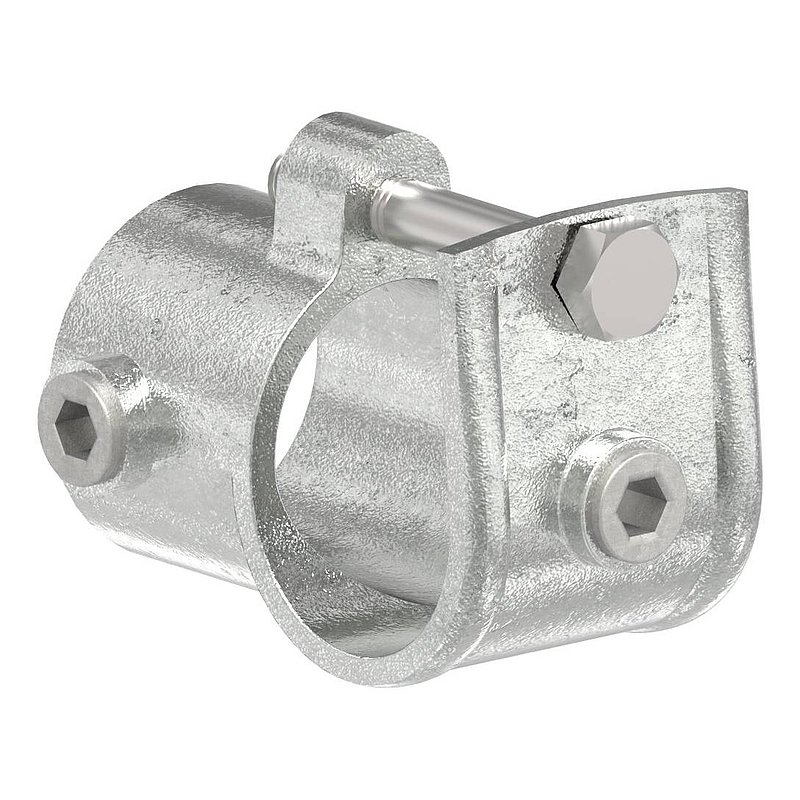 T-piece with screw, for 42.4mm pipe