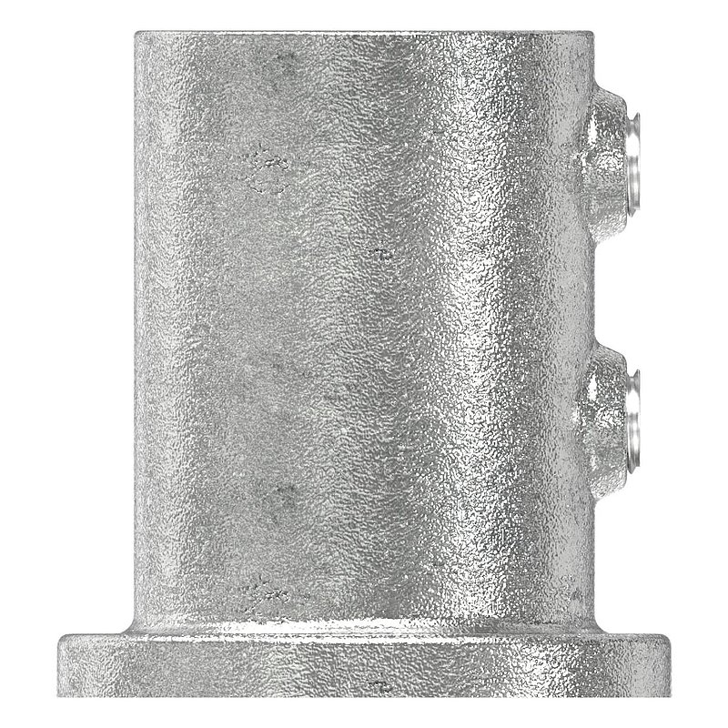 Wandhalter mit 2 Bohrungen, für Rohr Ø 60,3mm