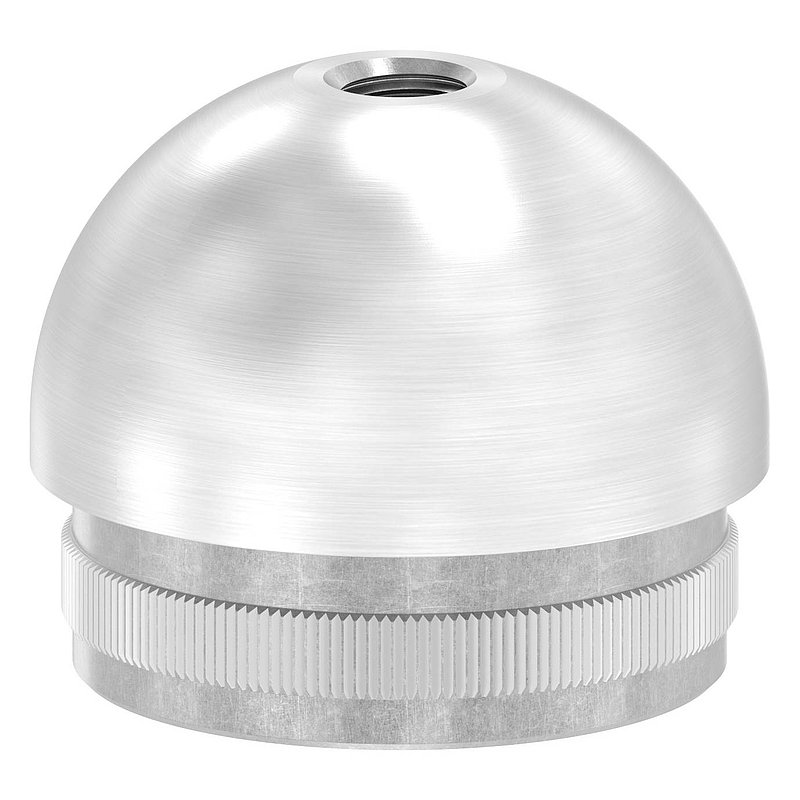 Rohrabschlussstopfen mit M8, für Rohr 42,4x2,0mm, V2A