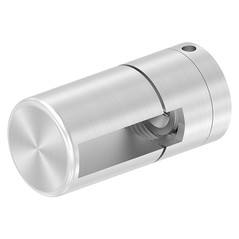 Brenk base holder for flat bars 40x10mm, AISI304