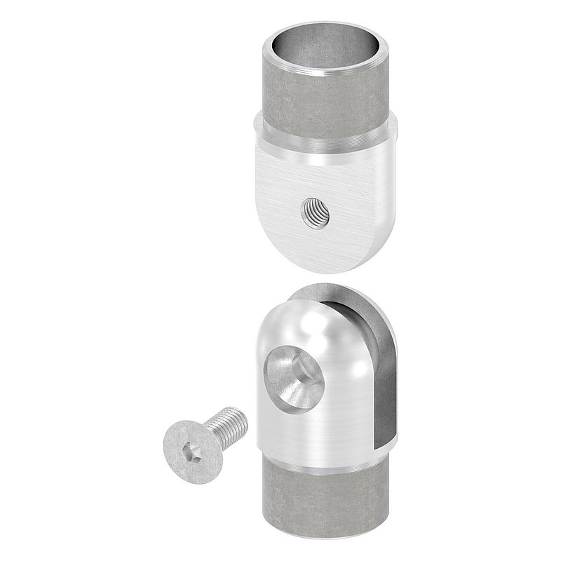 Joint piece, for tube 33.7x2.0mm, AISI304