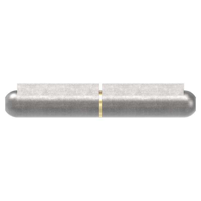 weld-on wire with brassring and pin, length 140mm