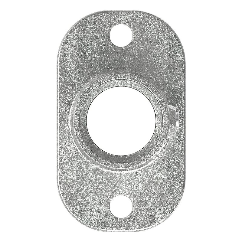 Wandhalter mit 2 Bohrungen, für Rohr Ø 60,3mm