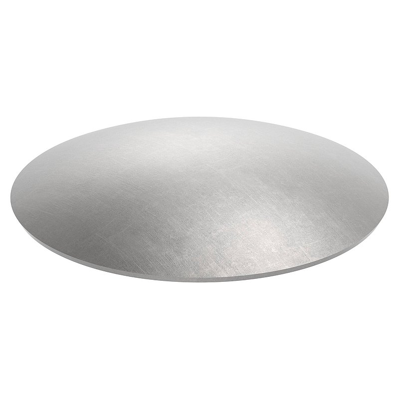 Halbrundschale 113x2,5mm, H: 17mm