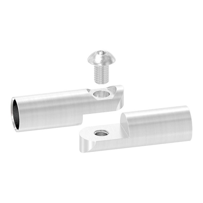 Rundstabverbinder mit Gelenk Ø 10mm, V2A