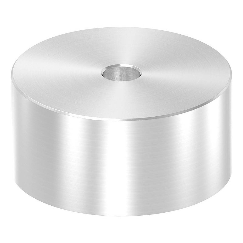 Unterteil für 62mm Glaspunkthalter, t: 30mm, V2A