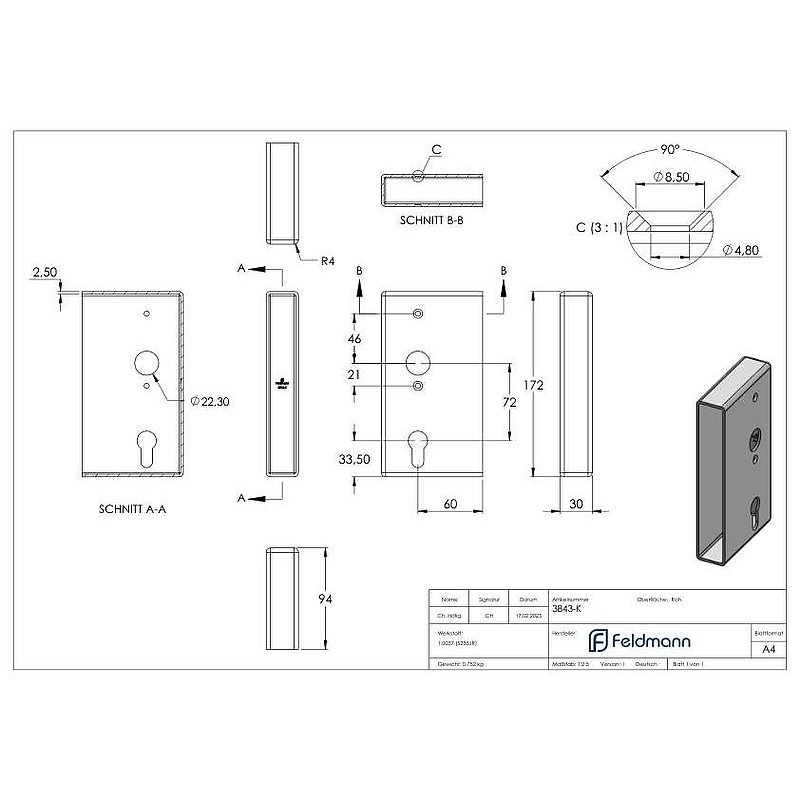 AMF lock case