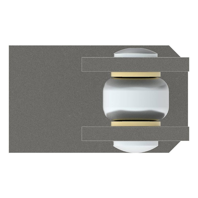 Door hinge M12, galvanised