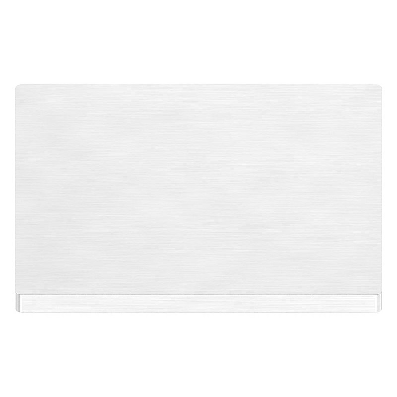 Anchor plate, 100x100x6mm, with longitudinal grinding, AISI304