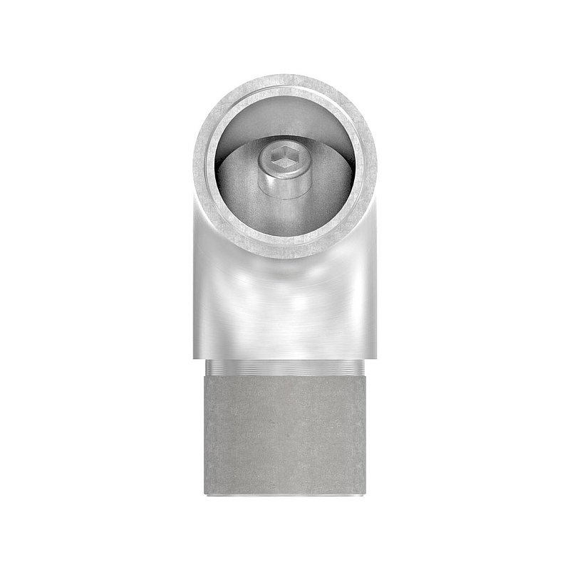 Tube coudé à 90°, réglable, pour tube Ø 33,7x2,0mm, V2A