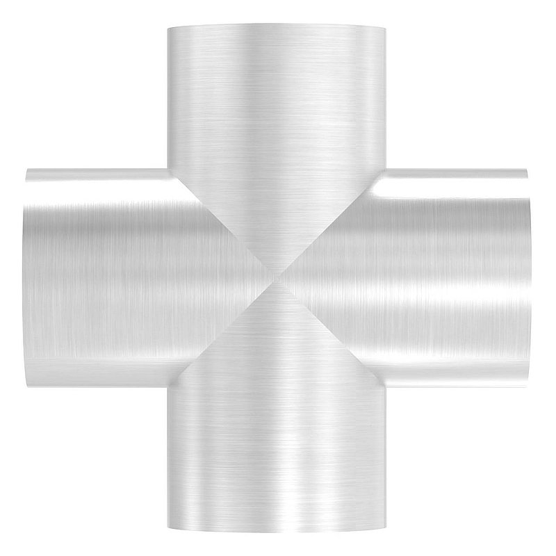 Croix, 42,4x2,0mm, V2A
