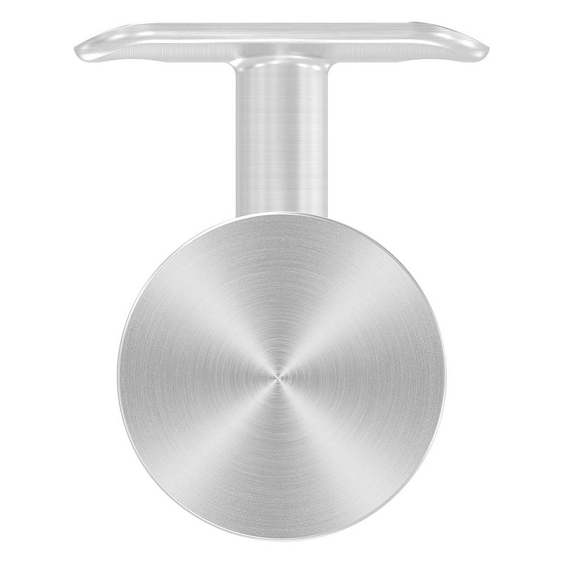 Handrail holder for glass, handrail connection plate 42.4 mm, AISI316