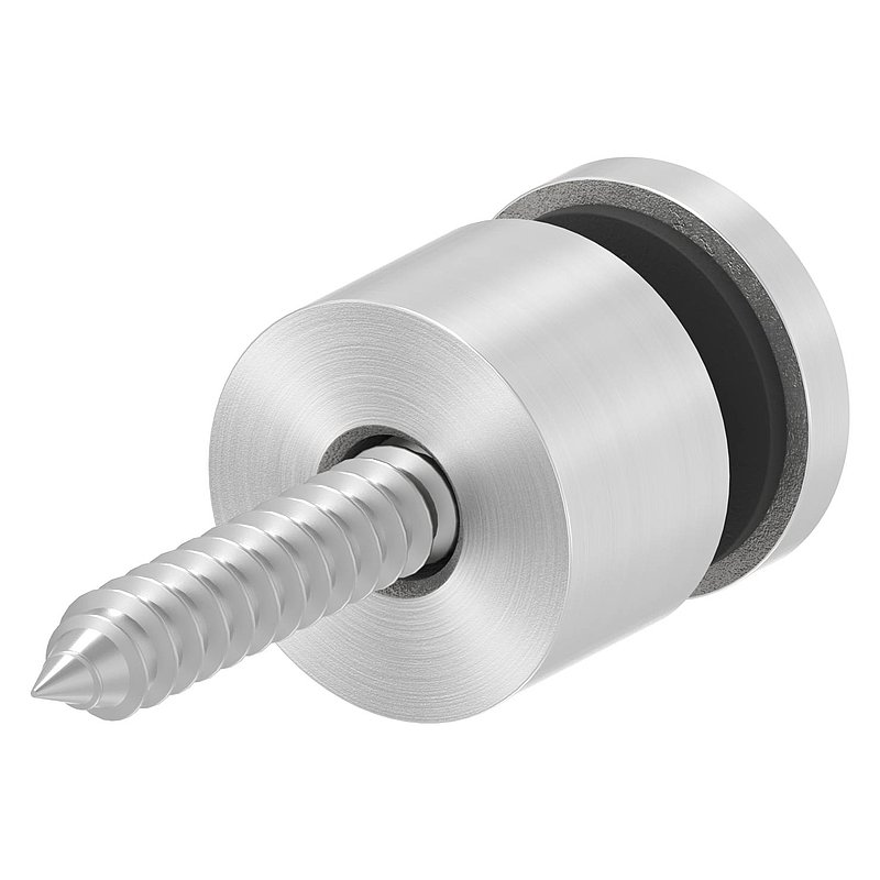 Point de fixation 16mm, jonction: droite, V2A