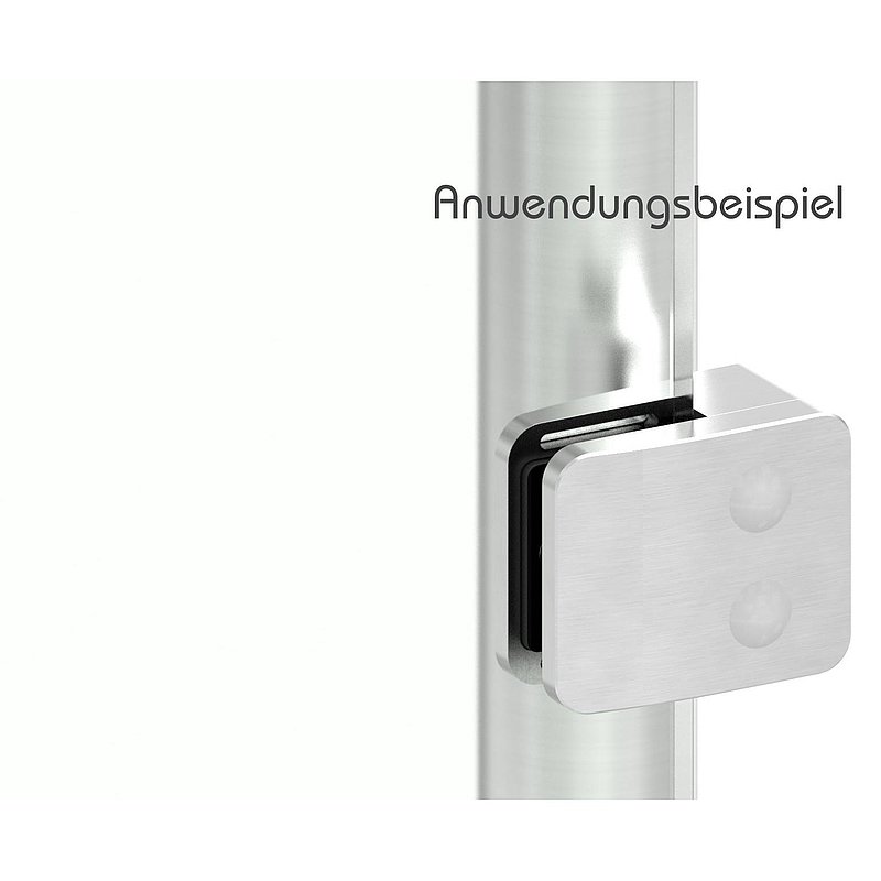 Sichtschutz Endglasklemme Mod. 26, V4A