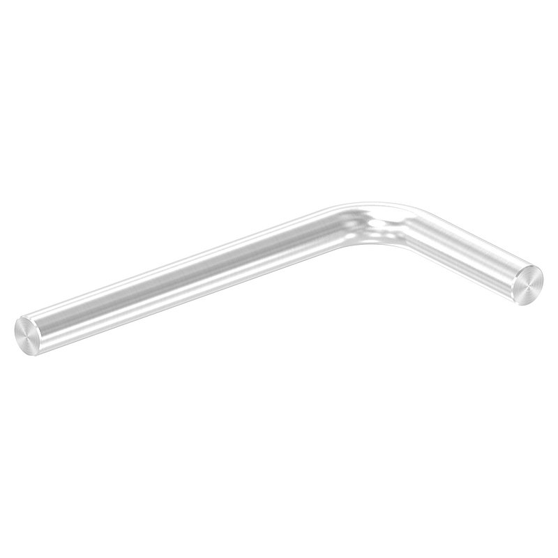 Étrier Ø 14mm, courbé à 90°, sans taraudage, V2A