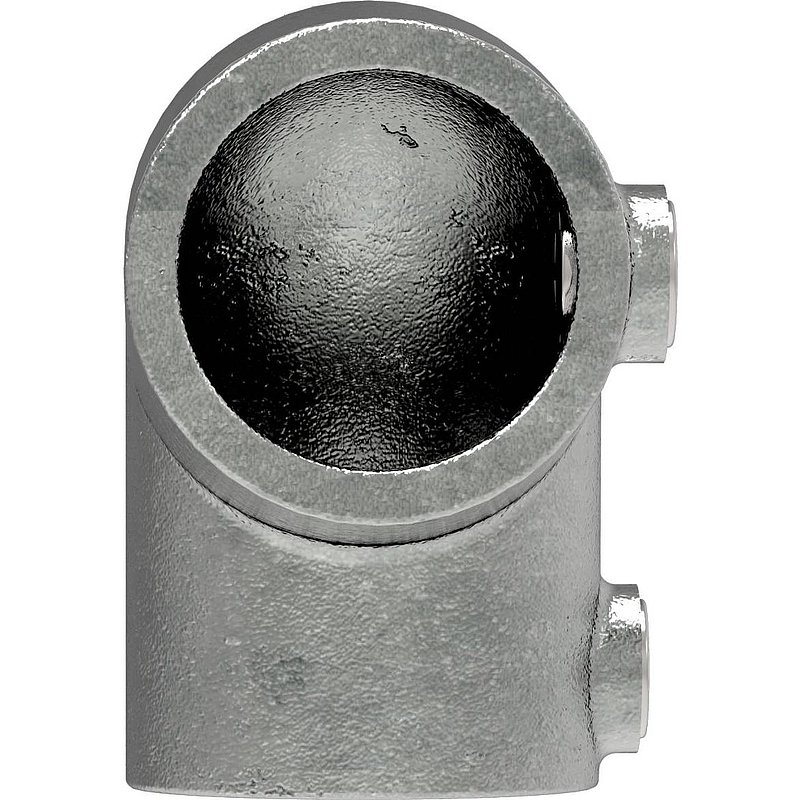 Rohrbogen 90°, schräg, variabel, für Rohr Ø 42,4mm