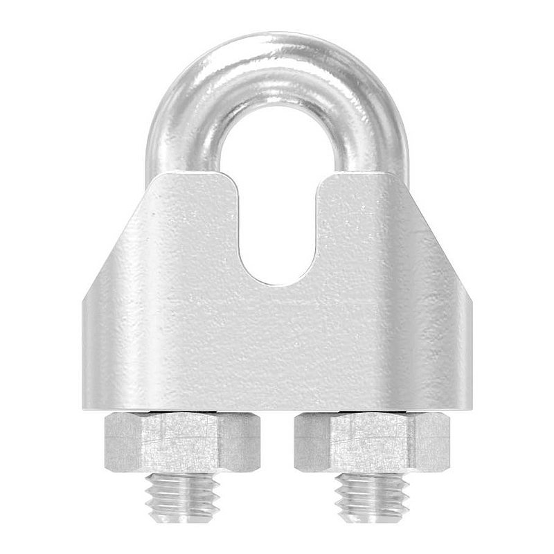 Serre-câble avec étrier pour câble 2mm, V4A