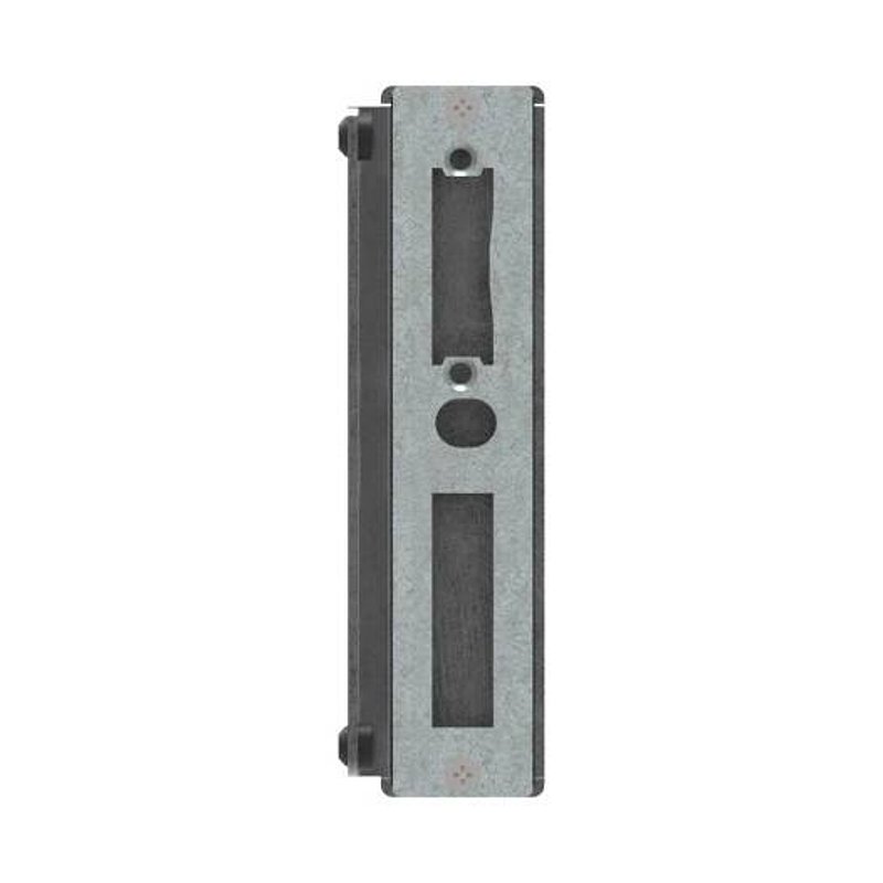 counter lock box with galvanized locking plate