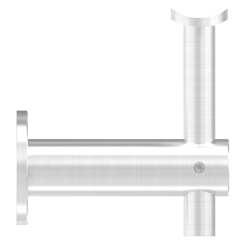 Handlaufhalter mit Handlaufanschlussplatte 42,4mm, V2A