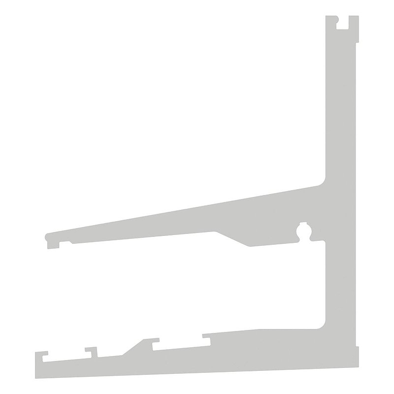 Vordachprofil eleganza canopy, L: 1605mm, RAL7016