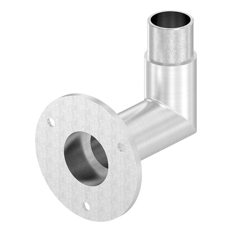 Wandhalter 90° für Rohr 33,7x2,0mm, V2A